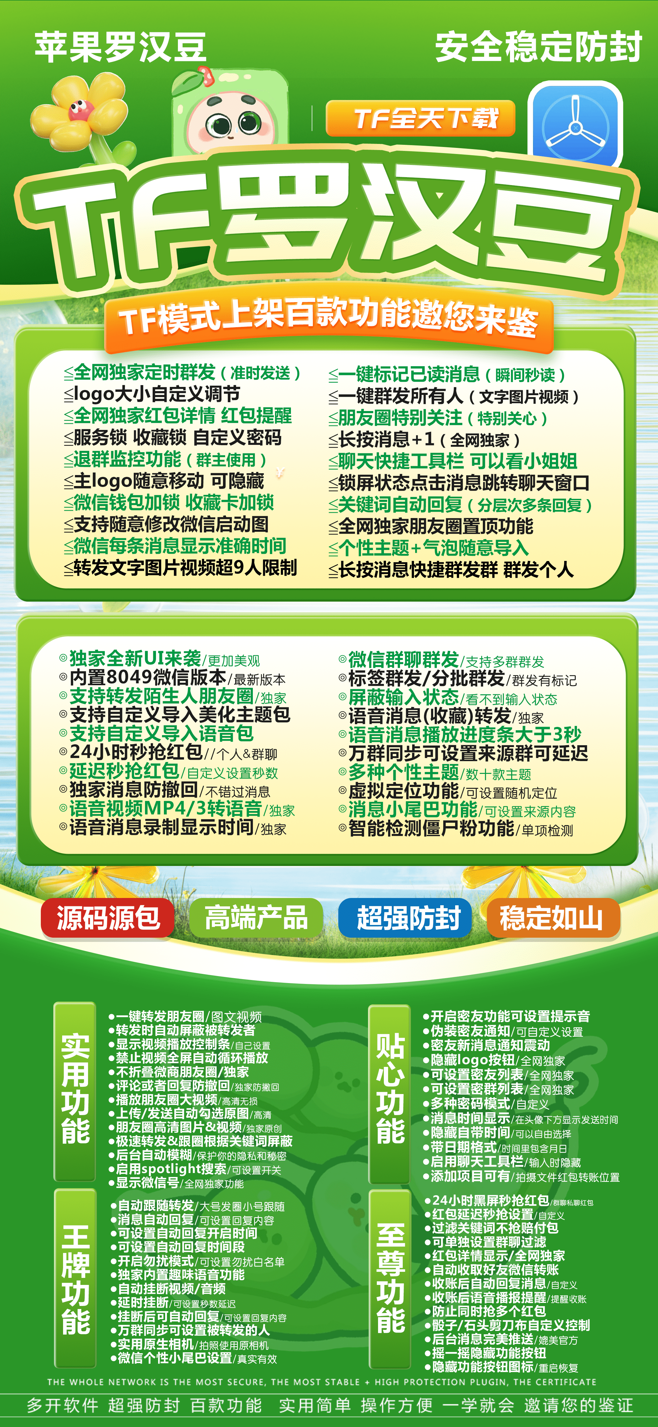 苹果分身-罗汉豆-苹果分身/微信多开/微信分身/微商科技-使用授权以及下载地址